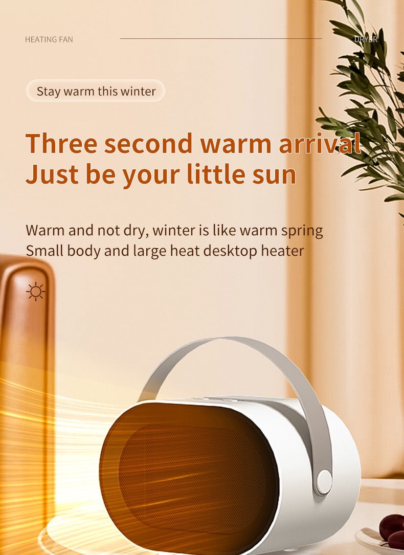 Intelligent Compact Energy Saving Heating Fans Warm Air Heater