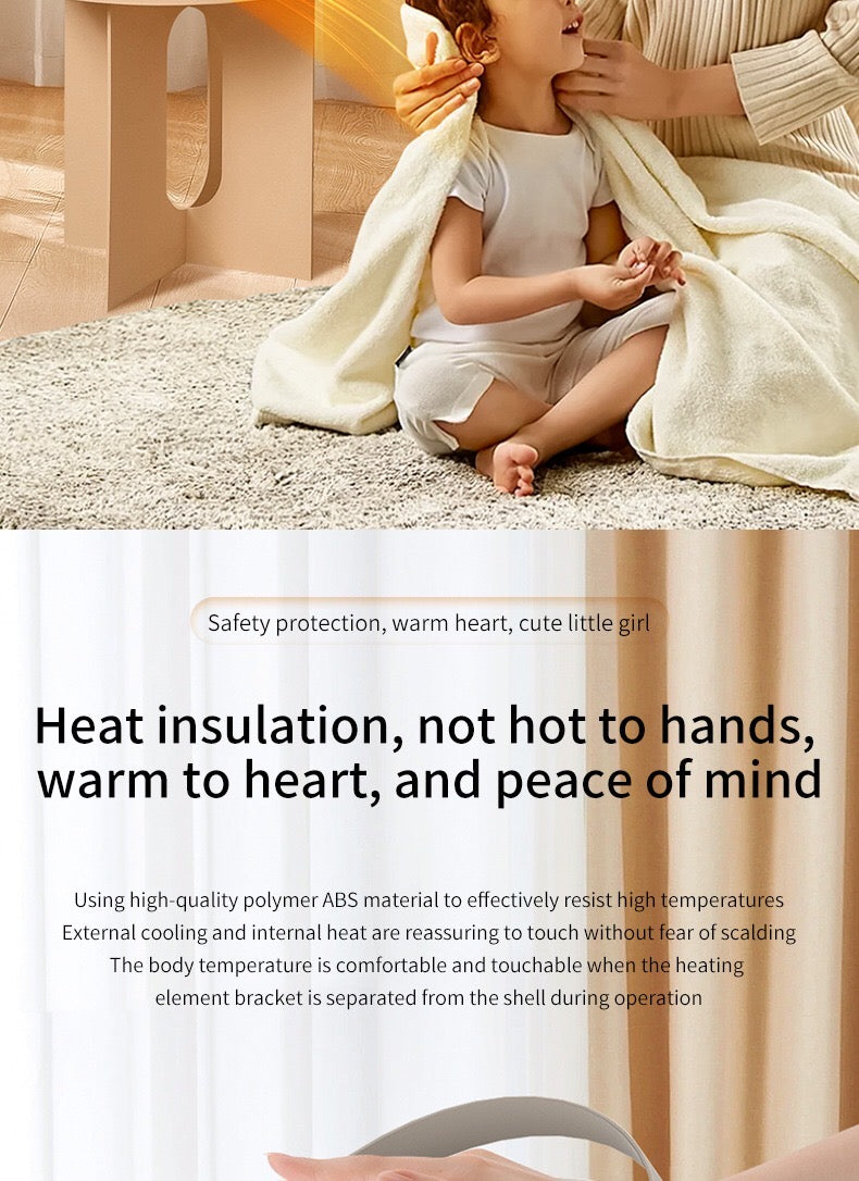 Intelligent Compact Energy Saving Heating Fans Warm Air Heater